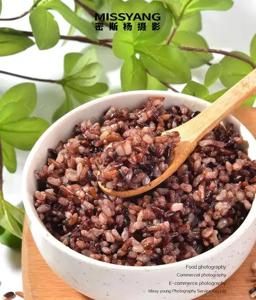 三色糙米杂粮饭拍摄|美食摄影|电商摄影|×郑州密斯杨