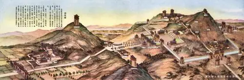 首页 考古发现 > 正文      乾陵建筑复原图(资料图)    乾陵,是中国