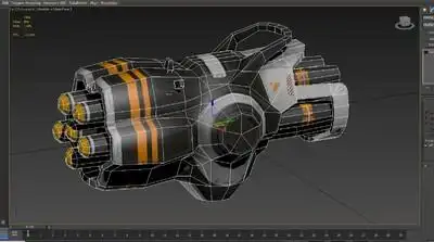次世代手持追踪火箭炮 科幻追踪火炮 便捷火炮 加特林火箭炮