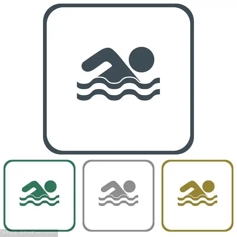 游泳水上运动图标