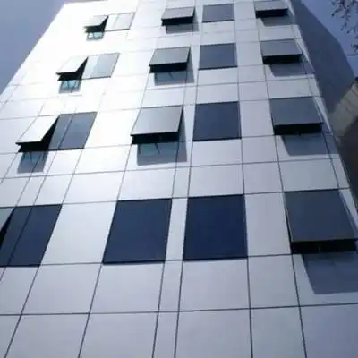 石家庄干挂铝板幕墙施工 写字楼外墙厚的铝扣板安装