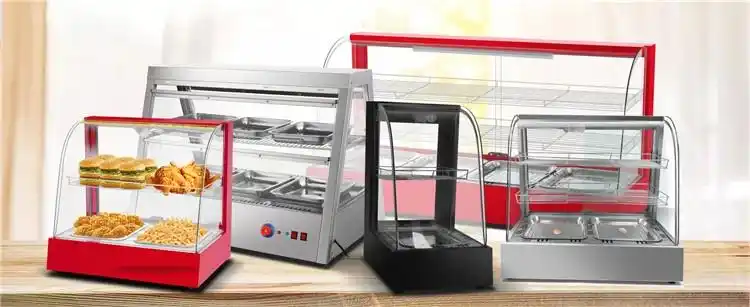 纳丽雅食品面包蛋挞汉堡展示柜保温柜电热保温箱商用加热小型恒温保温