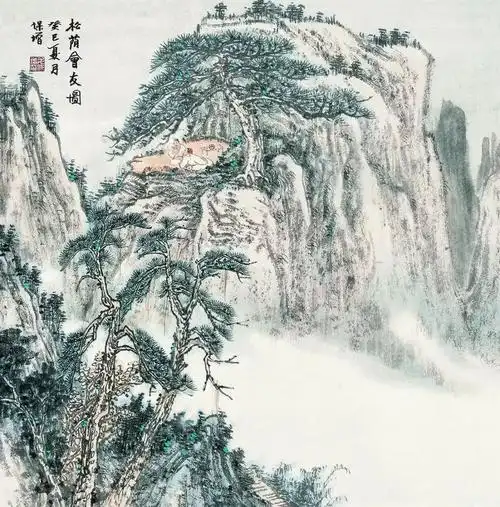 毛保增的写意山水,是一个从传统到写生,再到创作的水墨文本,洒脱而不