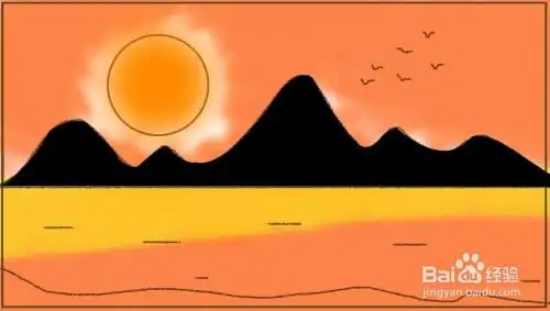 秋晚的江上怎么画