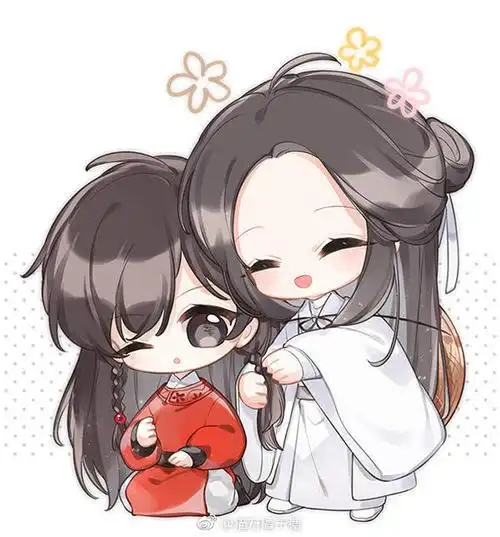 天官赐福 q版 花怜 画师猫方橘子糖