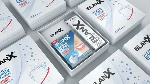 blanx牙膏包装设计
