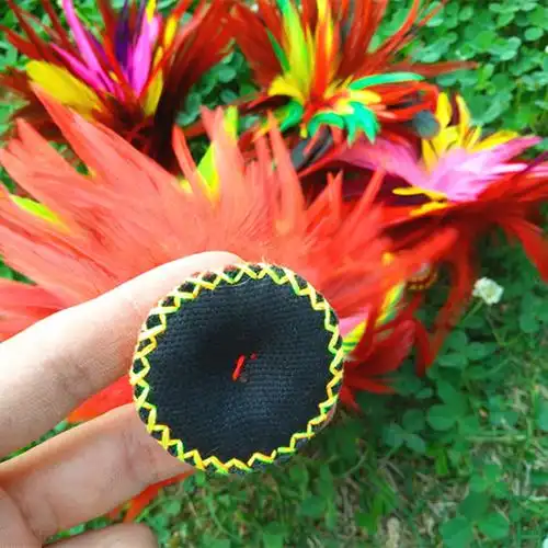 鸡毛儿童好花羽毛布羽毛耐踢专用毽子比赛成人毽子