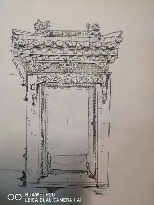 山西写生～感觉画功下降严重没有青岛的时候画的好了(●°u°●)」