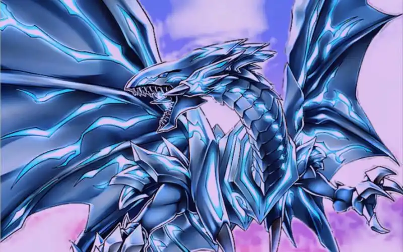 电子龙vs进化后的青眼白龙对面看到我召唤的塞巴多拉贡就直接投降了