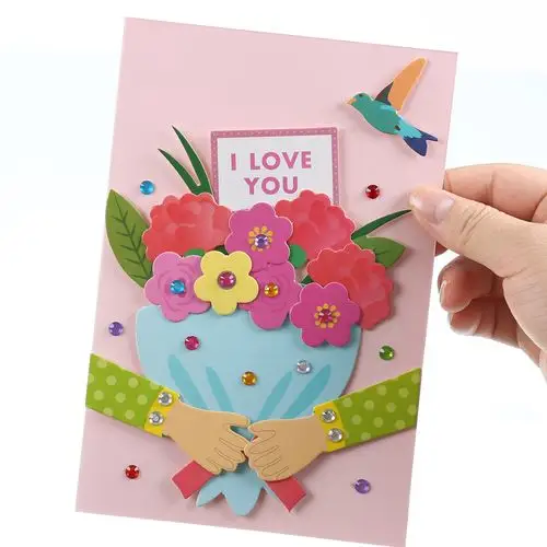 教师节礼物材料包儿童手工diy卡