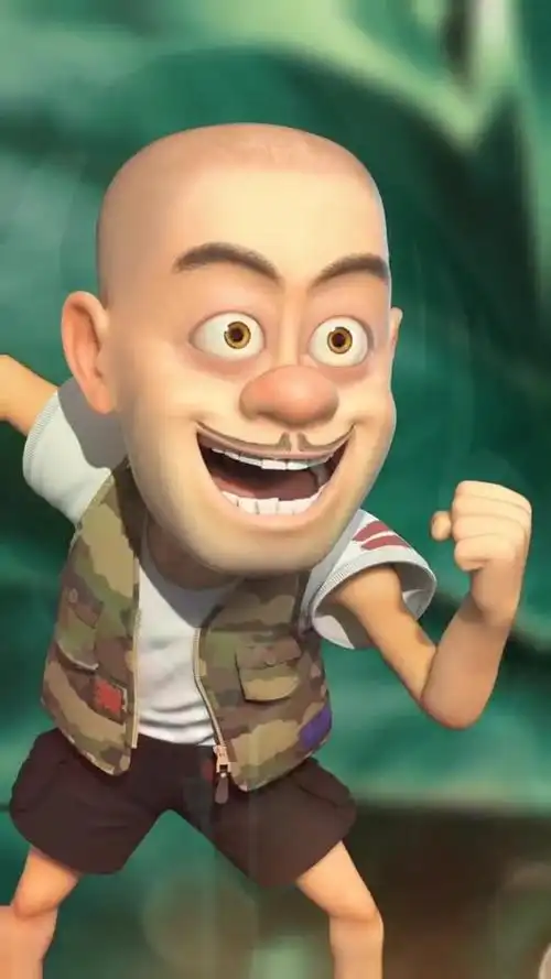 宋小睿秒变光头强真是毫无违和感好可爱