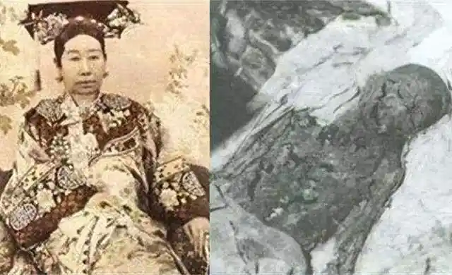 慈禧太后遗体遭侮辱后,身上为何长满白毛?