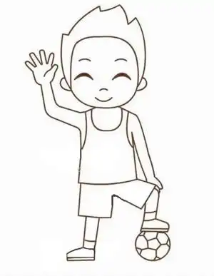 浇花的小女孩,图片,简笔画-学笔画