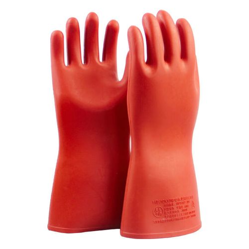 手套12kv橡胶高压保护手套带电作业防电汽车维修专用 10kv绝缘手套 40