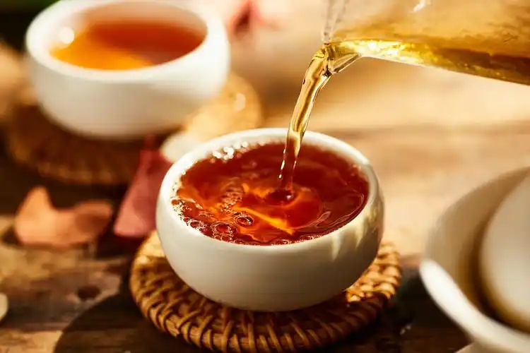 这组照片根据喝茶的步奏完成