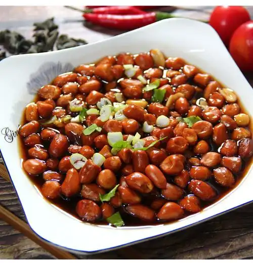 老醋花生米开封特产蜂蜜醋泡花生糖醋酸甜花生豆下酒菜300g5袋装老醋