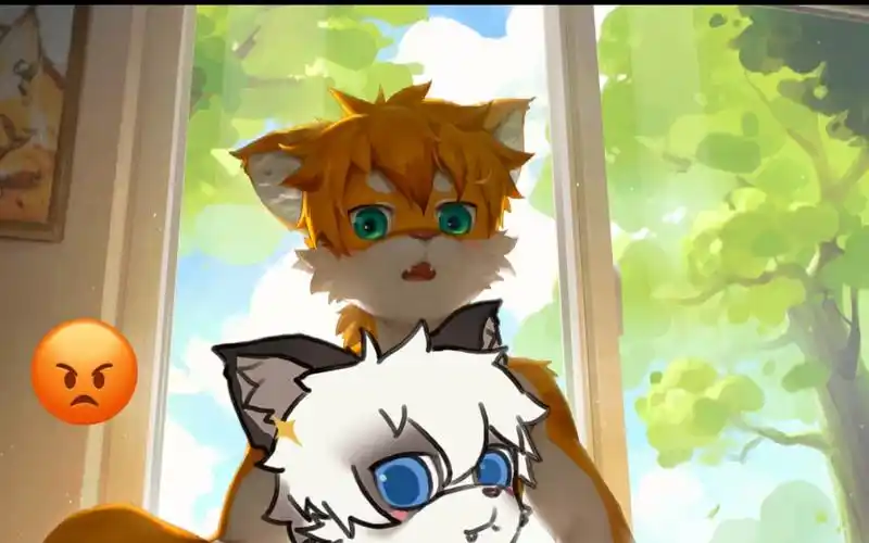 橘猫福瑞被迫打码的绘制过程