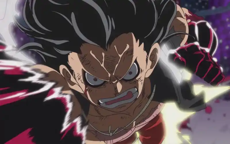 路飞大蛇形态vs卡塔库栗!超燃!