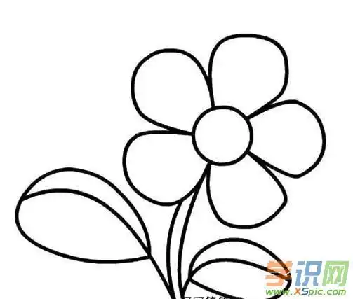 学识网 爱好 学画画 简笔画    怎么画儿童画花朵的简笔画呢?
