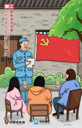 手绘| 全民学党史 镇江走"新"又走心