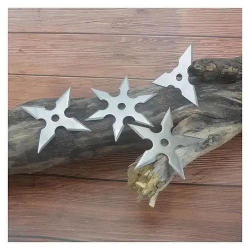 户外飞镖小刀不锈钢训练忍者暗器飞镖针野外防身直飞刀具求生武器