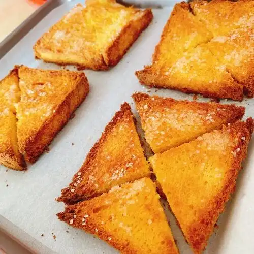 【奶香蜂蜜烤吐司片图片】小欧927_下厨房