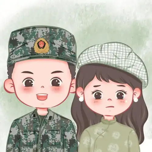 军恋头像异地军恋