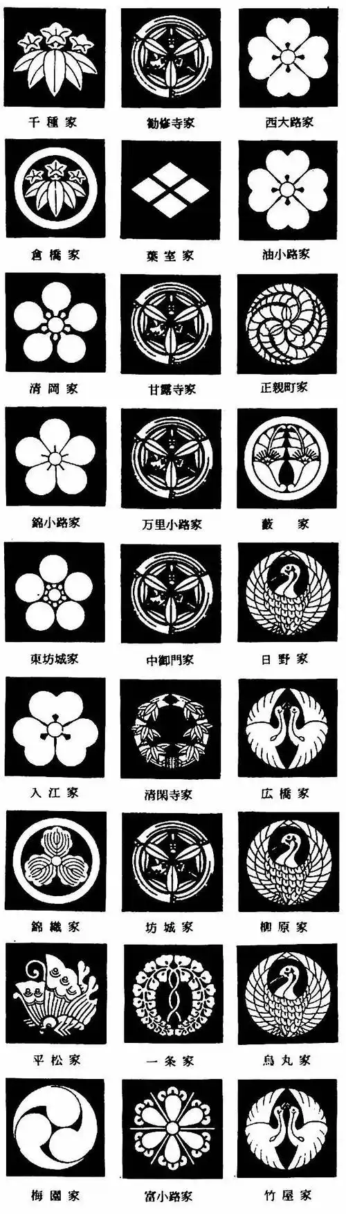 日本图案设计的起源家纹