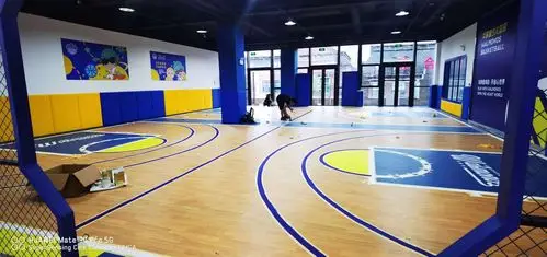 实拍比效果图更好看少儿篮球俱乐部,你见过吗?