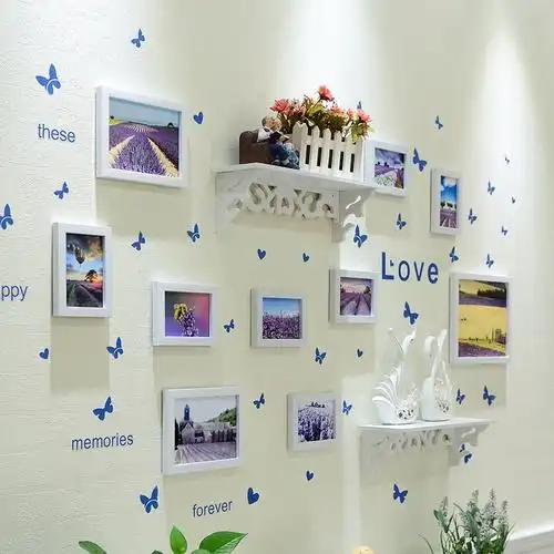 结婚家庭风景房间照片墙装饰自粘贴创意客厅时尚墙壁餐厅相框