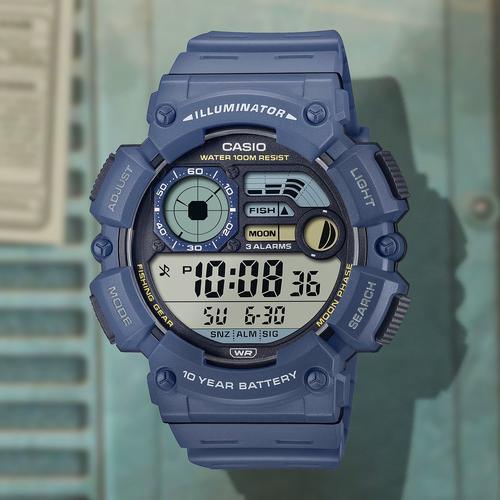 卡西欧/ casio 运动时尚休闲电子百搭日常防水学生表ws -1500h-2a