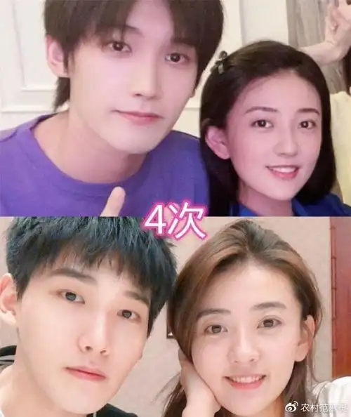 荧幕cp搭档的次数,邢昭林梁洁4次,看见最后一组:比真情侣都多