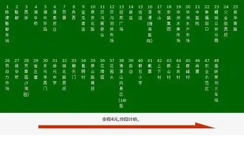 泉州209路公交路线图 直达陈埭鞋都车站全程4元