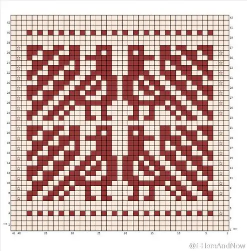 织针提花图样图解