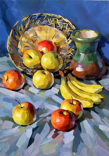 水粉静物写生作品—1 - 李广武 - 李广武的视觉设计空间