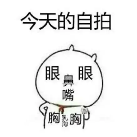 今天的自拍表情包