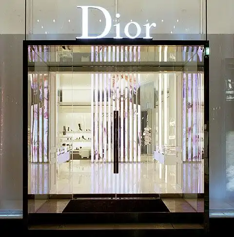dior专卖店设计-玻璃门门面设计专卖店设计-设计师图库