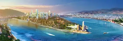 钓鱼嘴全景效果图.