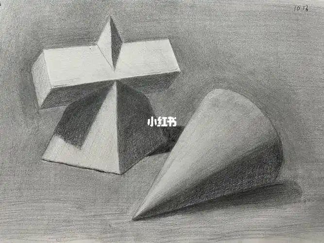 1016自学素描打卡组合体2