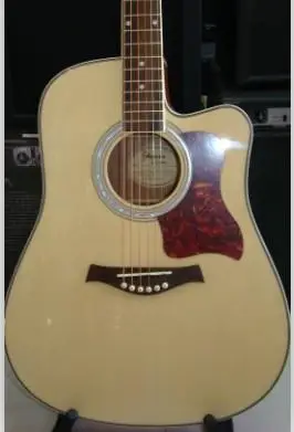 monica 4126c 缺角民谣木吉他 广州市弘扬乐器