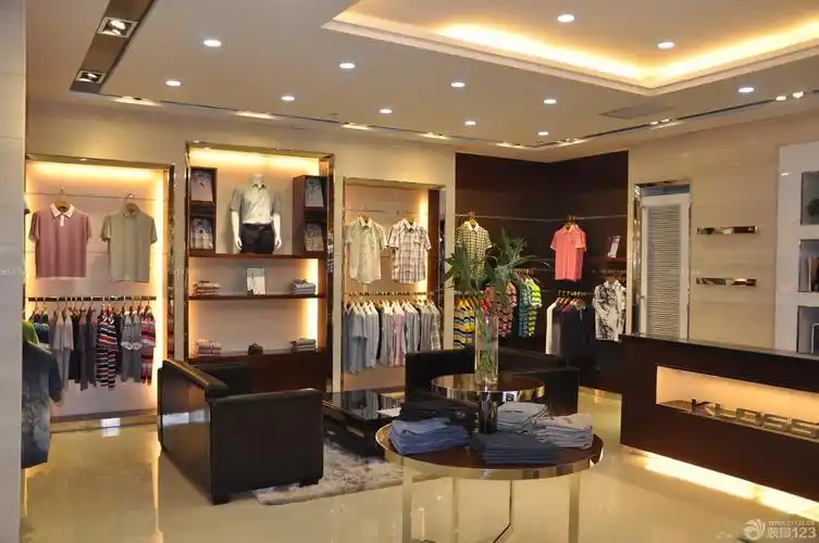 现代风格男装店面装修效果图片