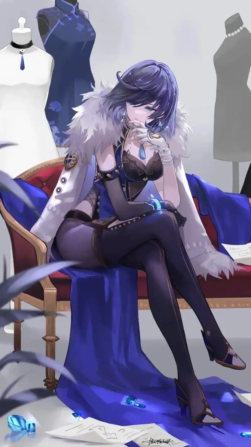 夜兰壁纸.#二次元 #原神 #原神壁纸 #赤土之王与三朝圣者 - 抖音