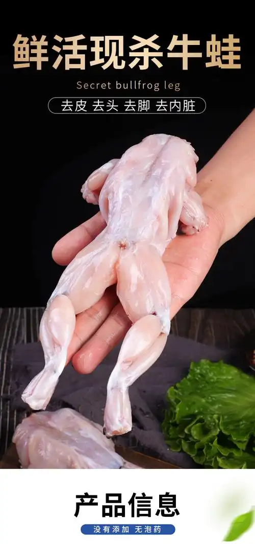 索健 牛蛙鲜活新鲜冷冻特级大号肉半成品批发商用烧烤干锅超大青蛙 特