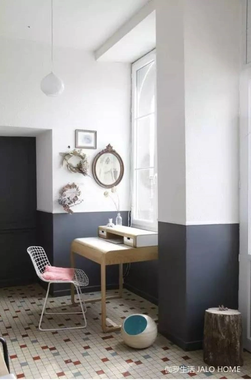 几十年不见墙裙不再只是绿色了