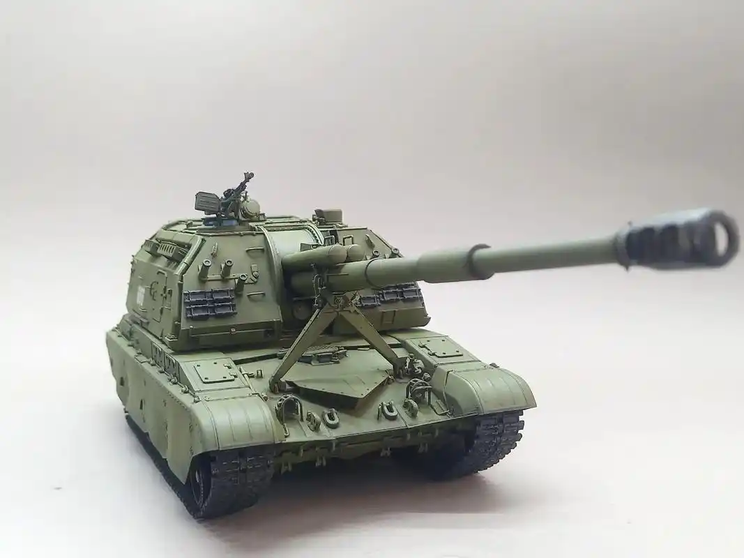 小号手135俄罗斯2s19m2自行火炮代工作品发帖留念