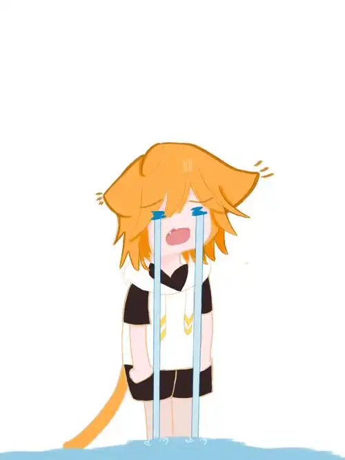 小哭包金金及临摹的原图