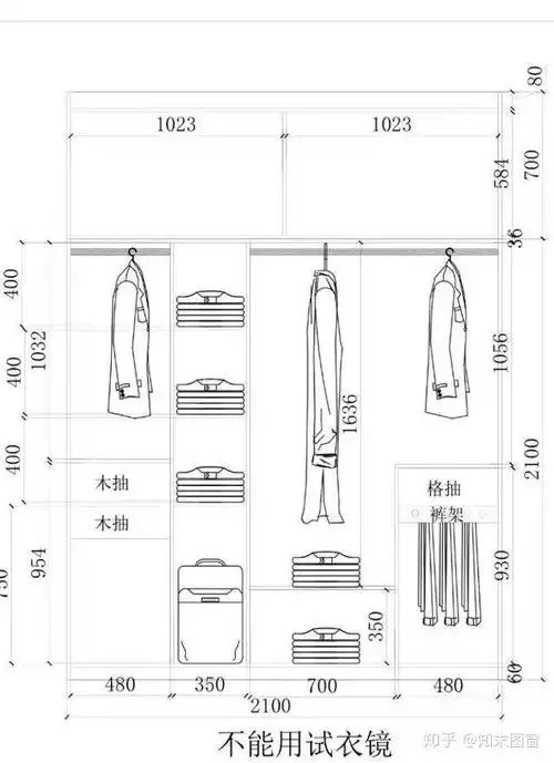 3米衣柜内部结构布局尺寸2.4米衣柜内部结构布局尺寸2.