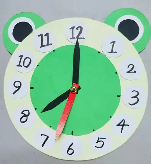 我是创意钟面制作小达人