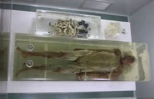人凤舞九天的浪漫情怀;荆州博物馆的西汉古尸,是罕有的保存完好的湿尸