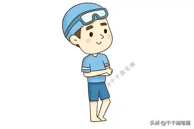 教练员形象简笔画